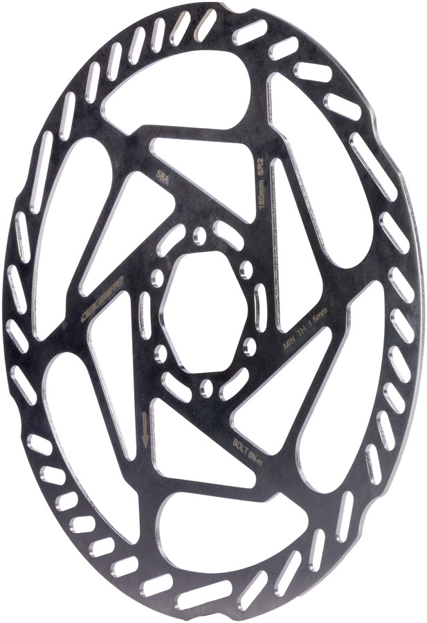 Jagwire Sport SR2 Disc Brake Rotor - 180mm 6-Bolt 1.8mm Thickness