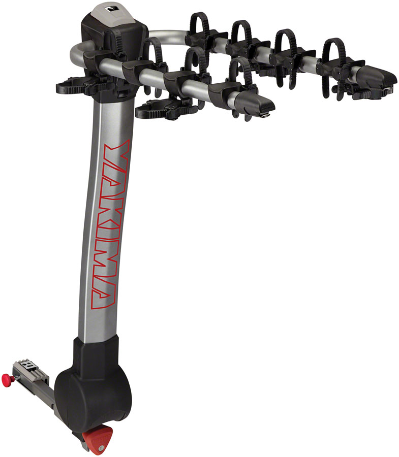 Yakima RidgeBack Hitch Bike Rack - 4-Bike 1-1/4" 2" Receiver Silver Yakima RidgeBack Hitch Bike Rack - 4-Bike 1-1/4" 2" Receiver Silver