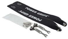 Power Grips Strap Set Black Pair