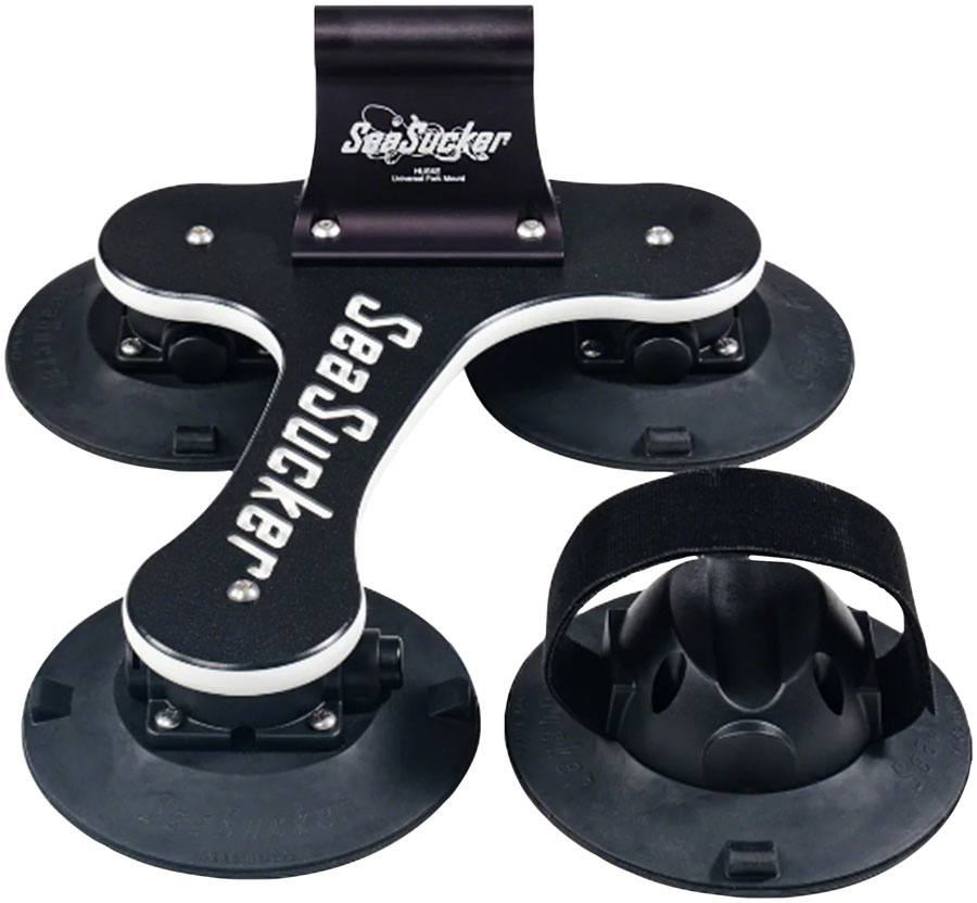 SeaSucker Talon 1-Bike Roof Rack - HUSKE QR Fork Mount Rear Wheel Holder BLK