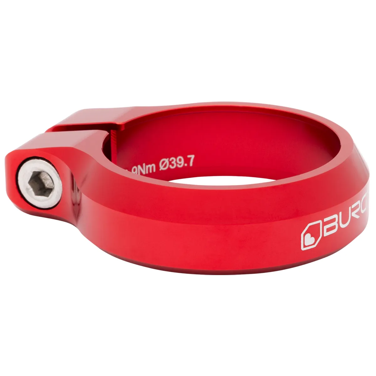 Burgtec Seat Clamp 39.7mm Race Red Burgtec Seat Clamp 39.7mm Race Red