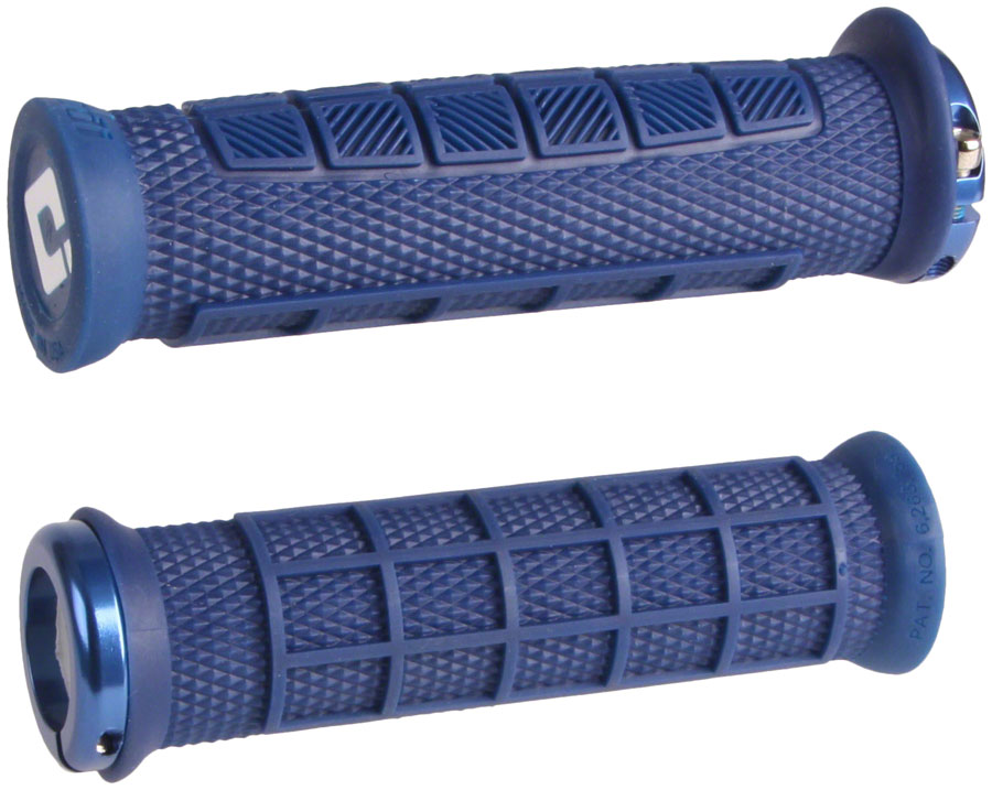 ODI Elite Pro V2.1 Grips - Turquoise/Black Lock-On variant 2