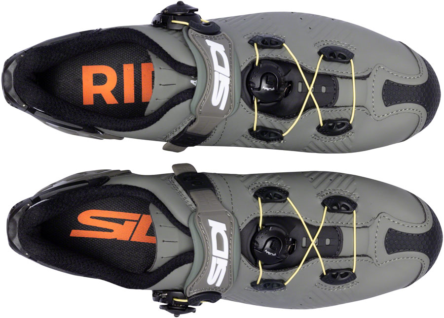 SIDI Drako 2S SRS Mountain Clipless Shoes - Men's Military Yellow - Image 2