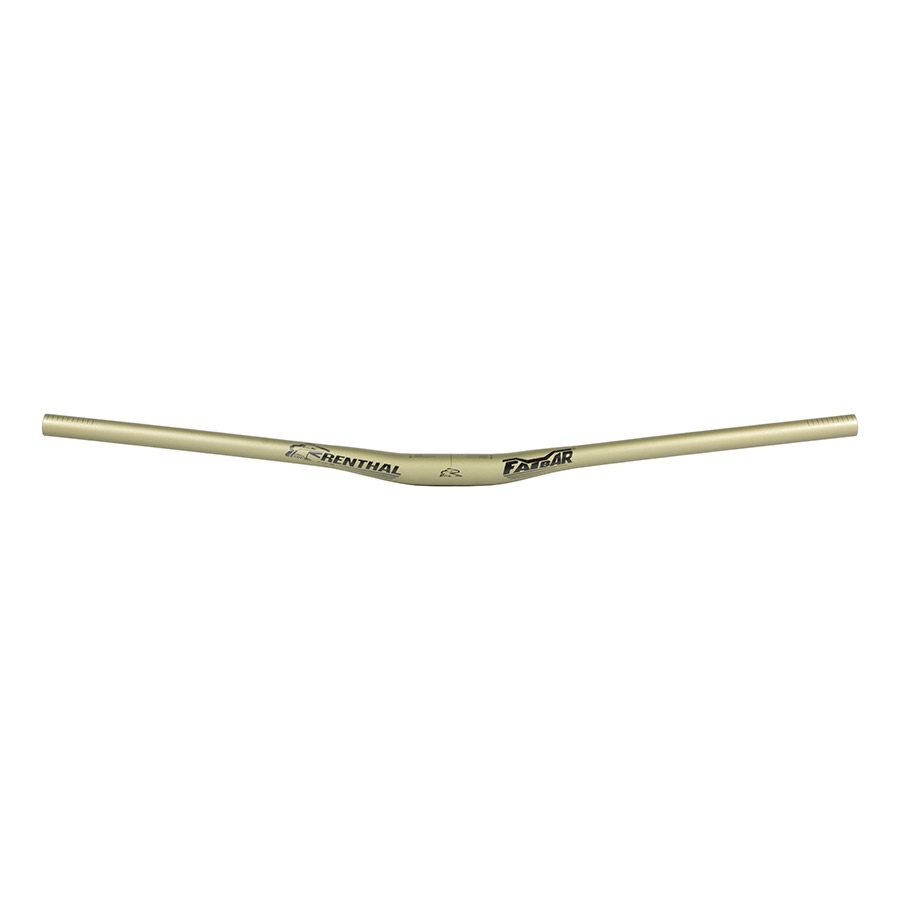 Renthal V3 Fatbar 31.8 MTB Handlebar Diameter: 31.8mm 800mm Rise: 10mm Gold