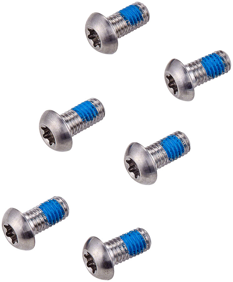 SRAM/ Avid T25 Rotor Bolt Kit Titanium Set of 6