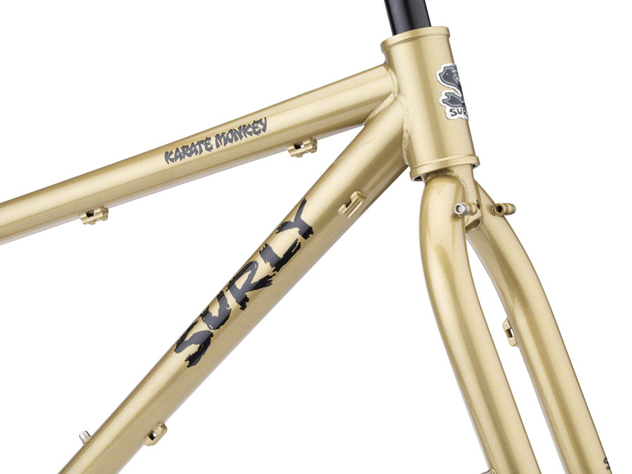 Surly Karate Monkey Frameset - 27.5", Steel, Fool's Gold - Image 2