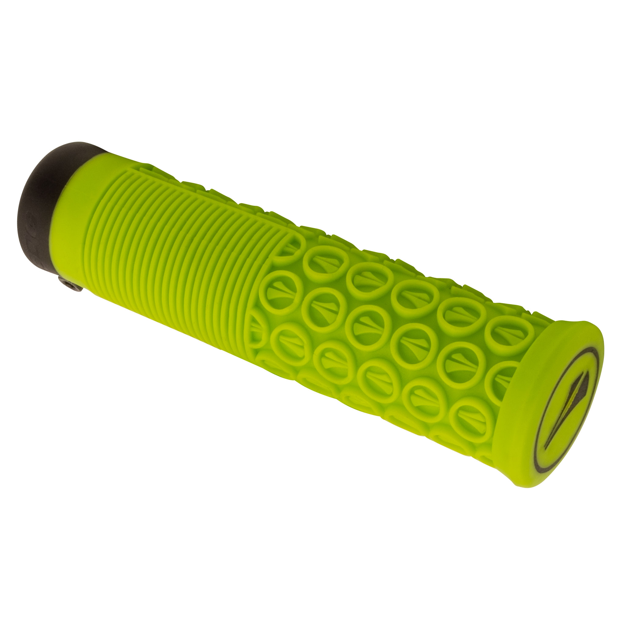 SDG Thrice 31 Lock-On MTB Grips - Round, Slim, 136mm Length, 31mm Diameter, Black Clamp - Image 5