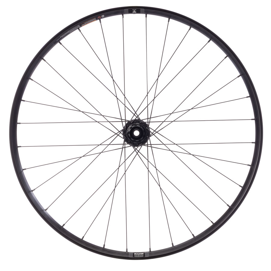 Quality Wheels DT 370 / WTB KOM i30 Rear Wheel - 12 x 148mm, 6-Bolt, Black - Image 15