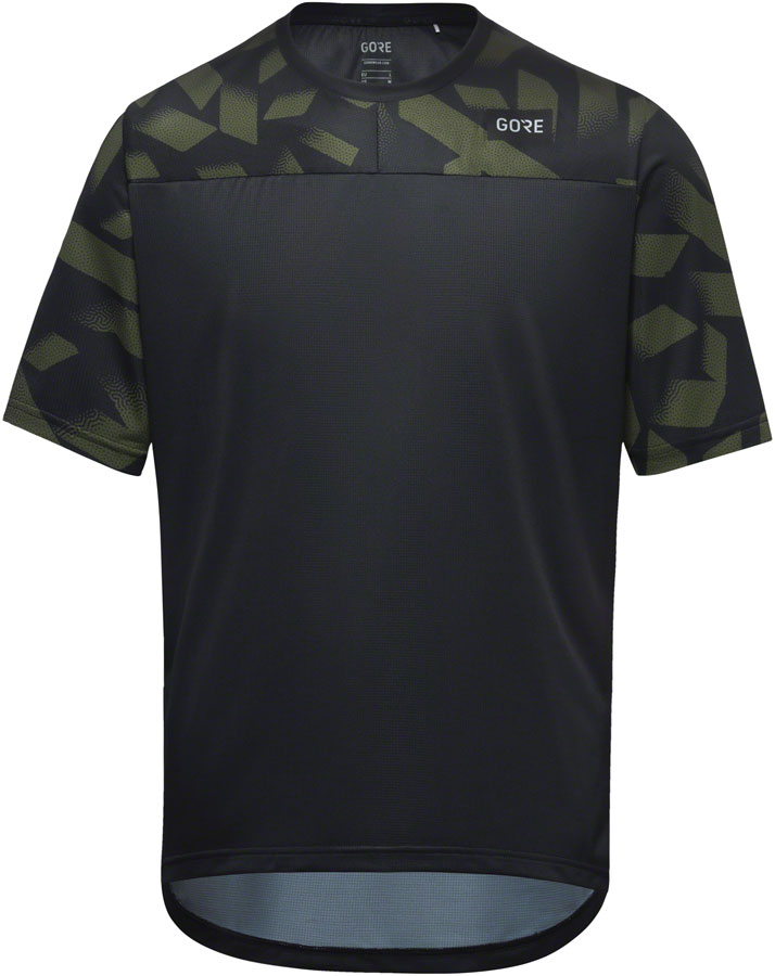 Gorewear Trail KPR Daily Jersey - Black/Green Men's Small