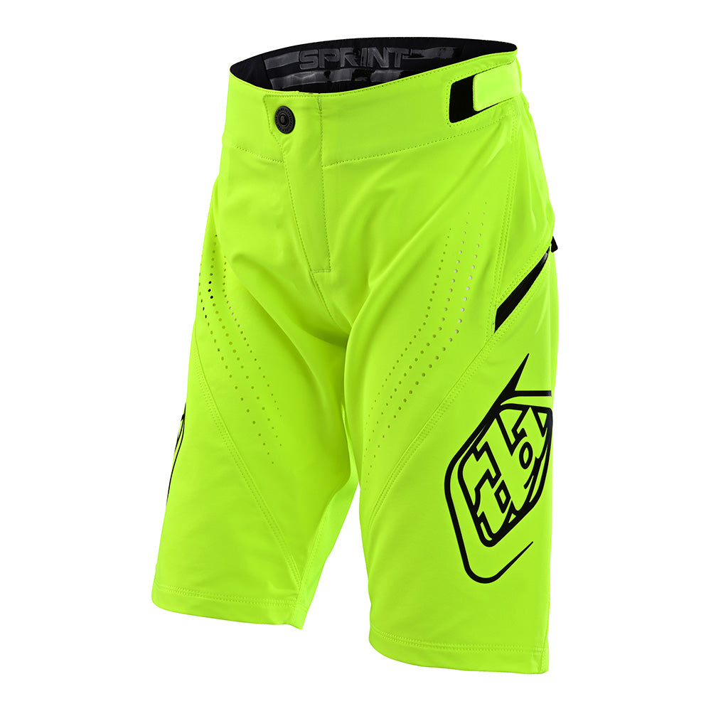Youth Sprint Short Mono Flo Yellow Youth Sprint Short Mono Flo Yellow