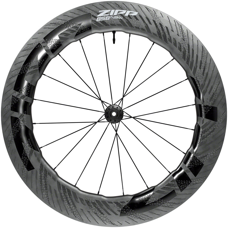 Zipp 858 NSW Front Wheel - 700 12 x 100mm Center-Lock Tubeless Carbon D1
