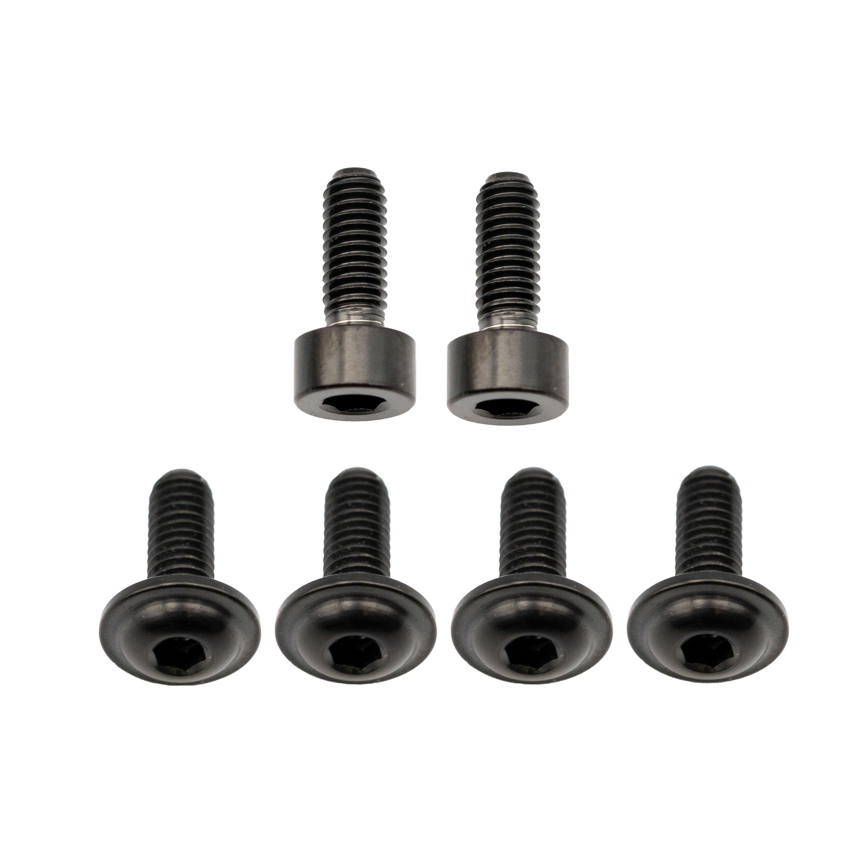 Better Bolts Fox 34SL Fork Ti Bolt Kit Fit4/GripSL Black 6/Count