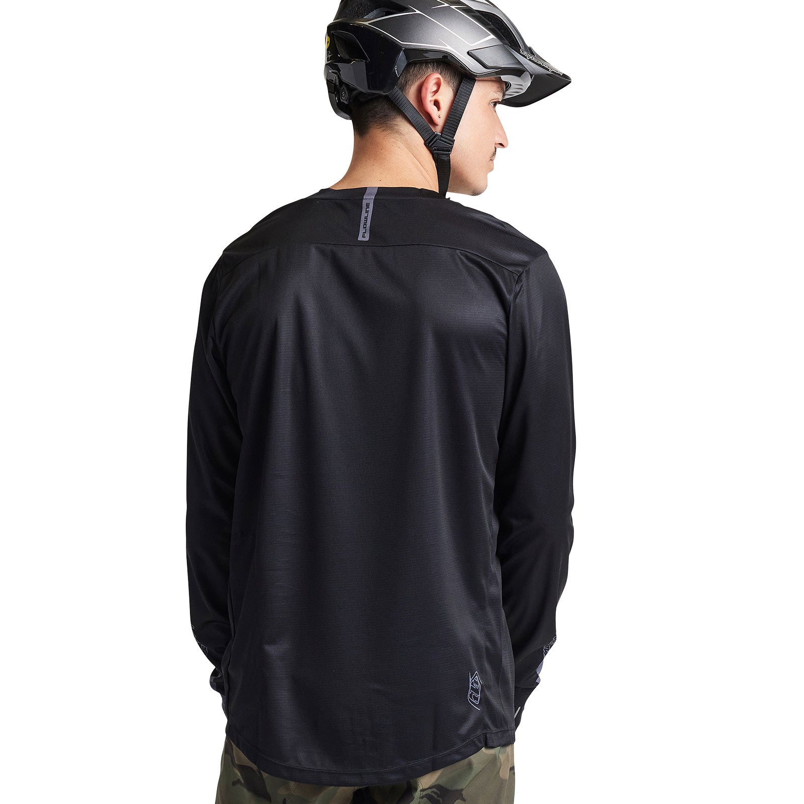 Flowline LS Jersey Solid Black - Image 8