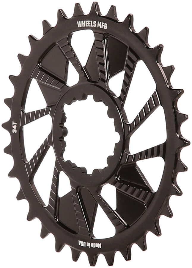 Wheels Manufacturing 3-Bolt Direct Mount T-Type Chain Compatible Chainring - Image 2