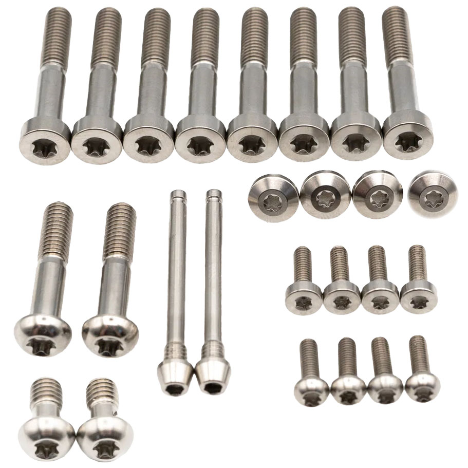 Better Bolts SRAM Maven Ti Brake Bolt Kit SLV/ULT Silver 20/Coun Better Bolts SRAM Maven Ti Brake Bolt Kit SLV/ULT Silver 20/Coun