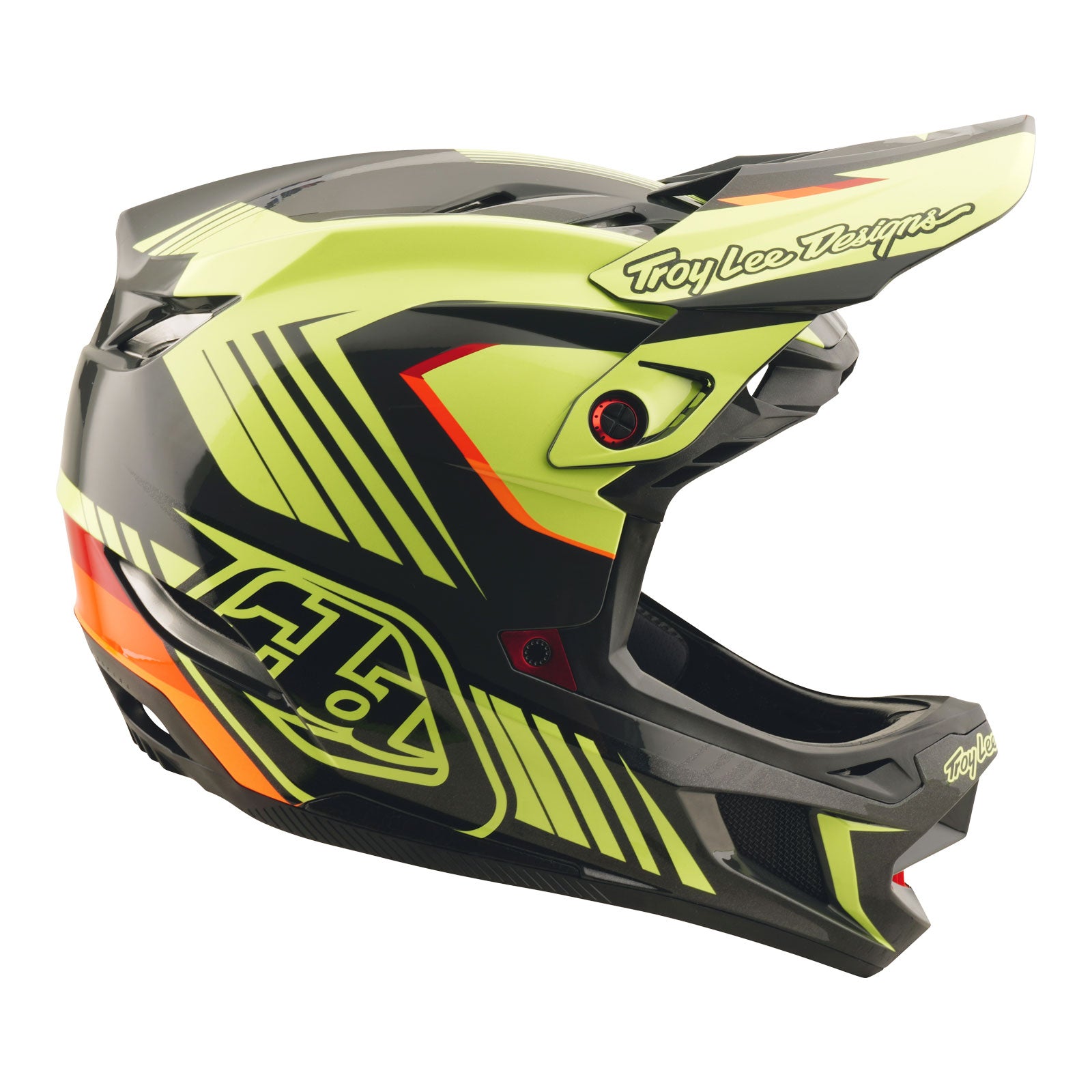 D4 Polyacrylite Helmet Qualifer Black / Yellow - Image 5