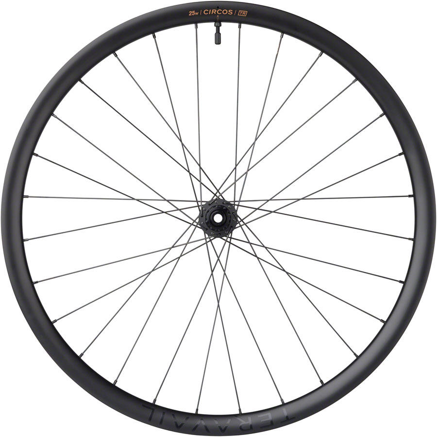 Teravail Circos Gravel Rear Wheel - 700, 12 x 142mm, Center-Lock, Carbon, DT350 - Image 4