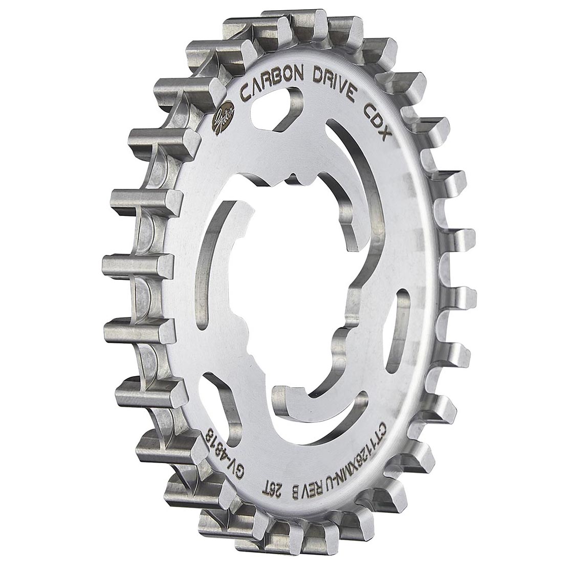 Gates Carbon Drive Belt Drive CDX Rear Cog SureFit 3-Lobe Unified 26t