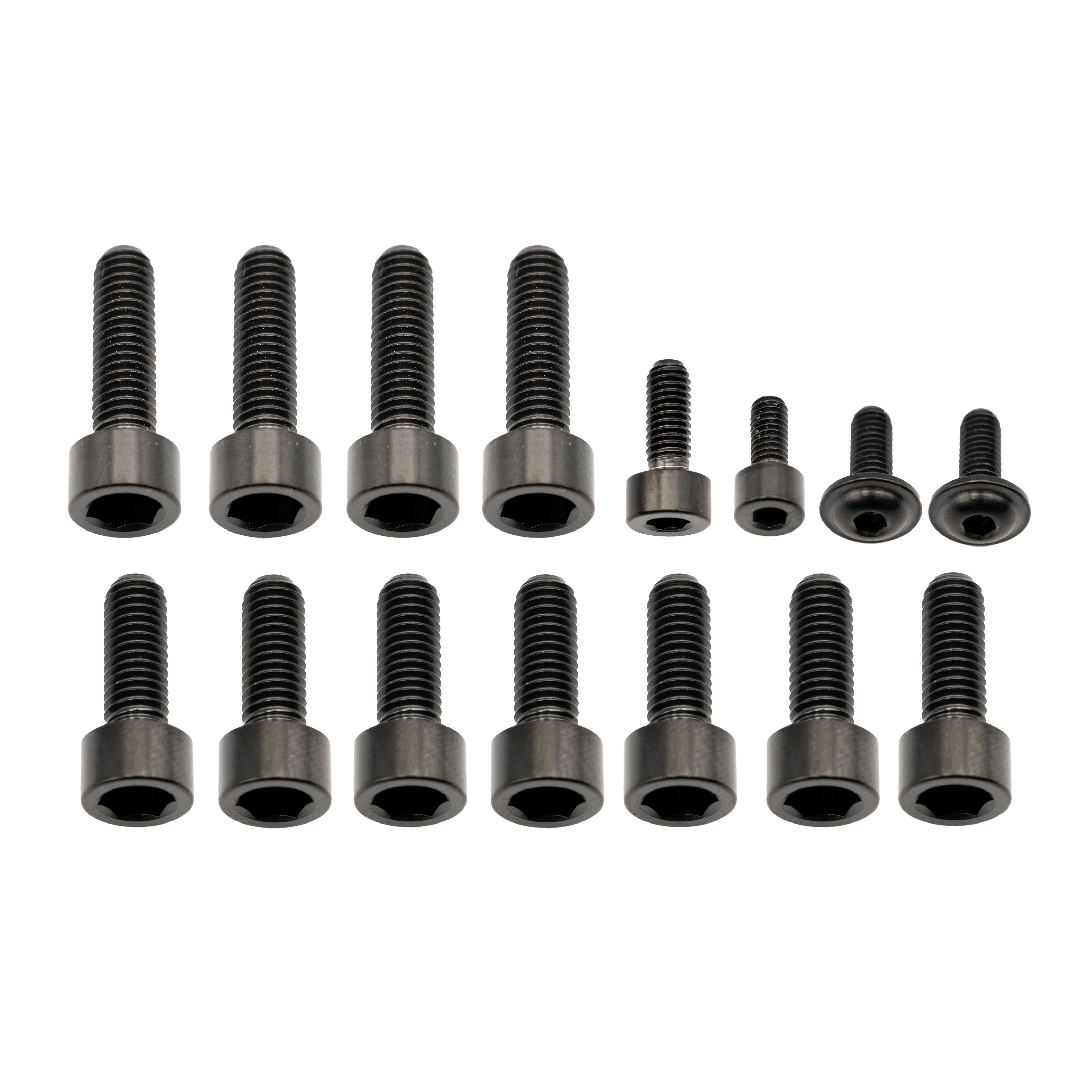 Better Bolts Fox 40 Fork Titanium Bolt Kit Grip Black 15/Count