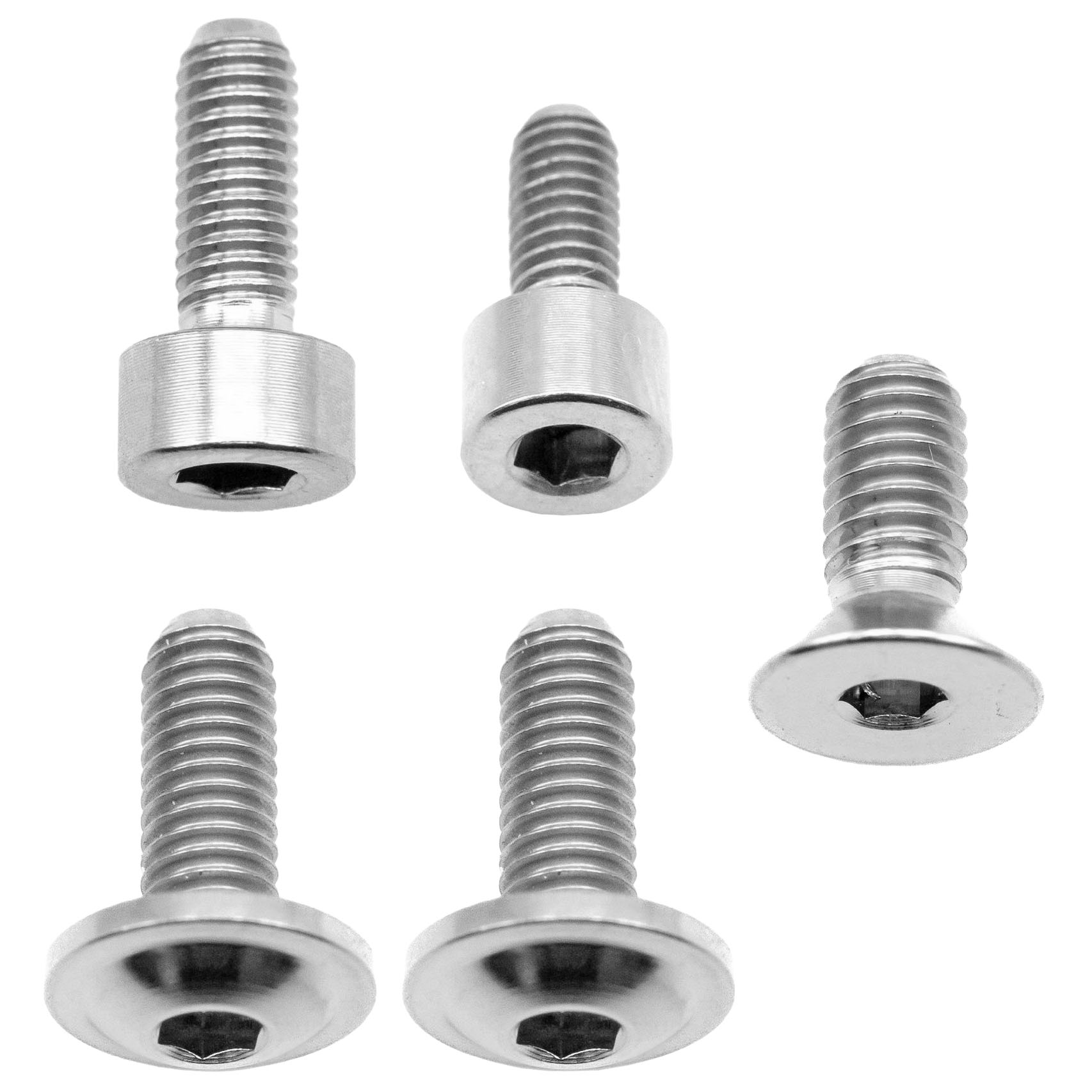Better Bolts Fox 32 Fork Ti Bolt Kit 2016-2024 Silver 5/Count