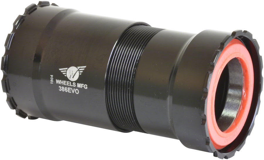 Wheels Manufacturing 386EVO Thread-Together Bottom Bracket - DUB Spindle ABEC-3 Bearing BLK Wheels Manufacturing 386EVO Thread-Together Bottom Bracket - DUB Spindle ABEC-3 Bearing BLK