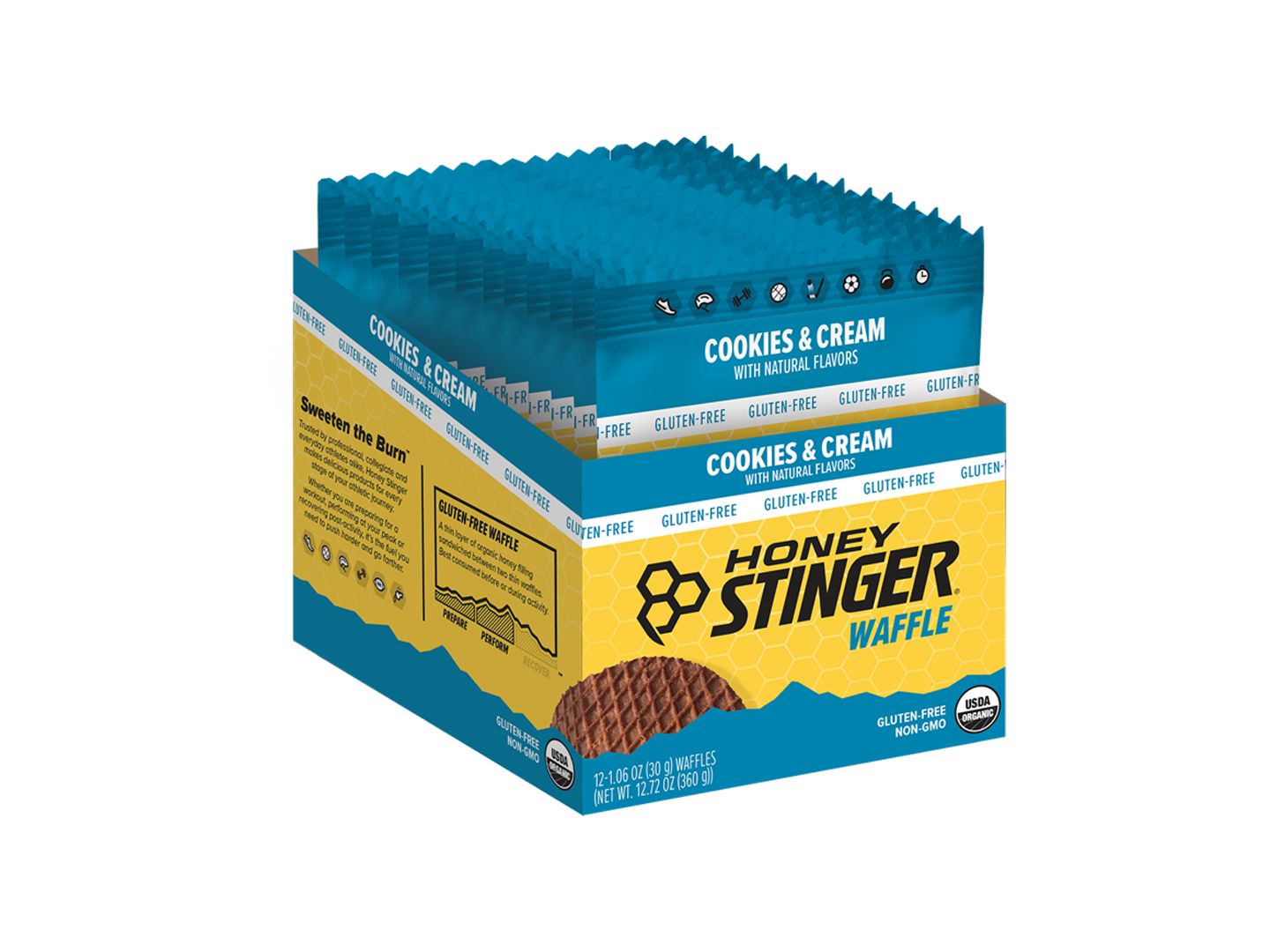 Supplement Honey Stinger GF Org Waffle Cookies & Crm 12 Pack
