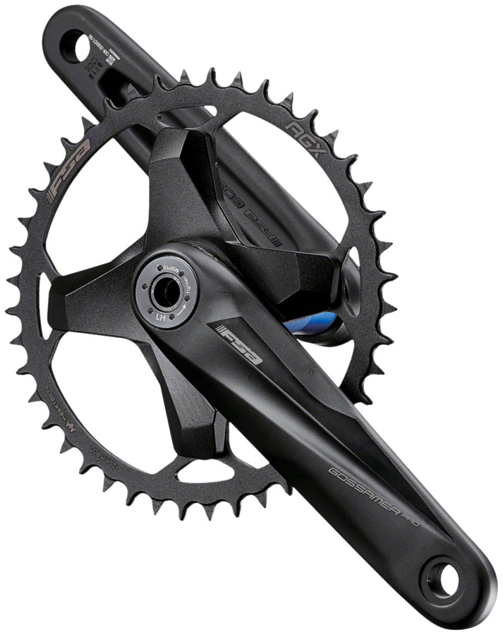 Full Speed Ahead Gossamer Pro Modular AGX+ 1x Crankset - 11/12-Speed 42t 120mm BCD 386 EVO Spindle Interface, Black variant 2