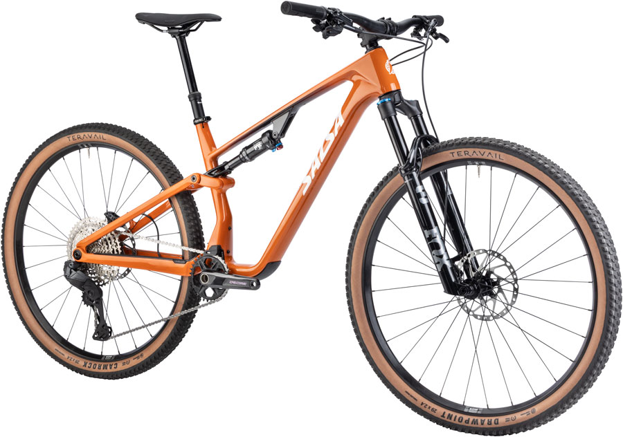 Salsa Spearfish C Deore Di2 Bike - 29" Carbon Amber - Image 2