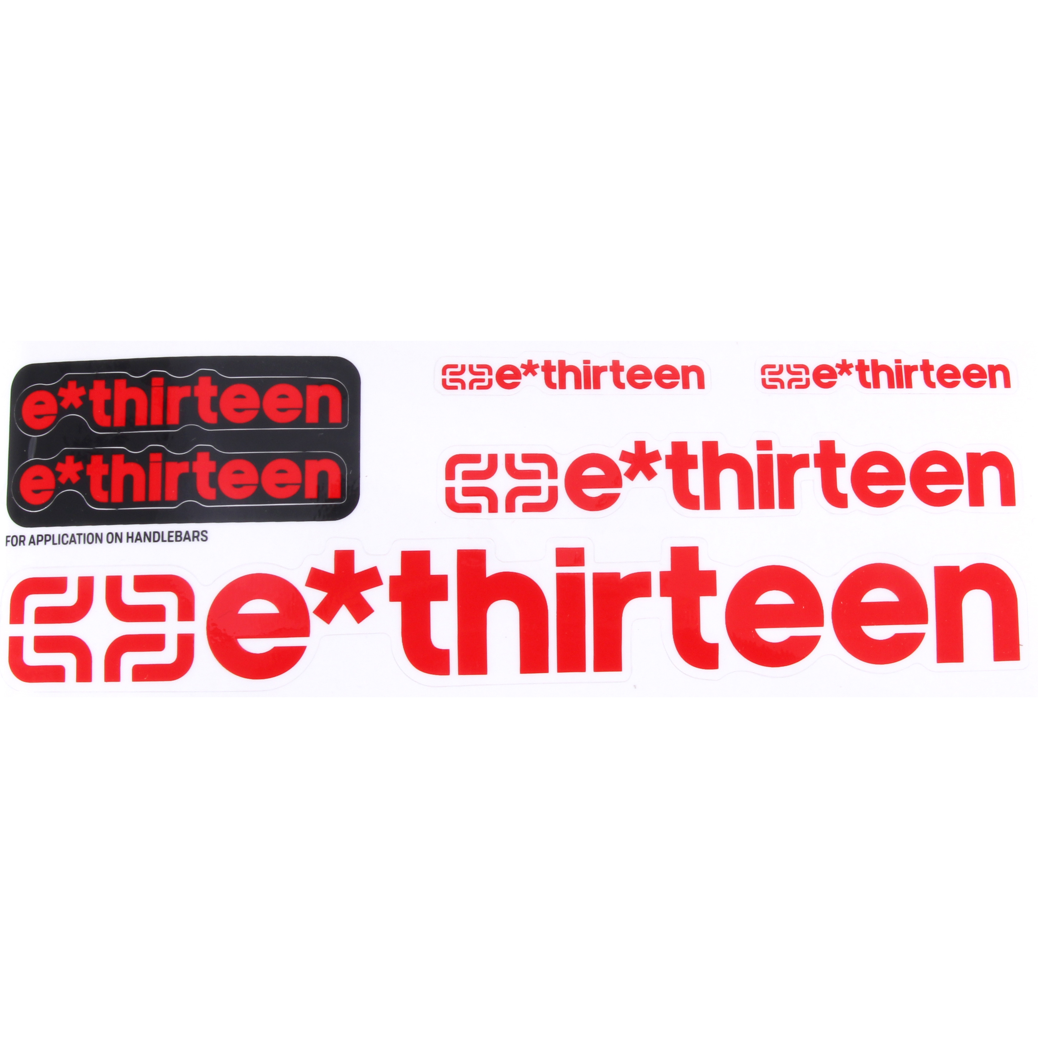E*Thirteen Race Handlebar Decal Kit