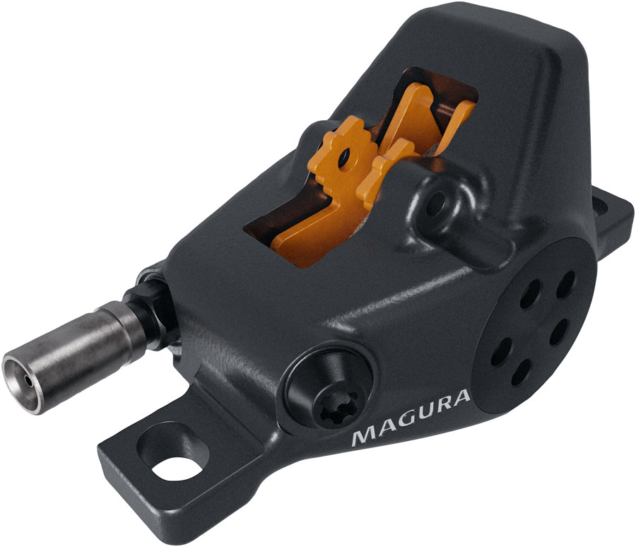 Magura MT A2 Disc Brake Caliper - Front or Rear Post Mount 2-Piston Black Magura MT A2 Disc Brake Caliper - Front or Rear Post Mount 2-Piston Black