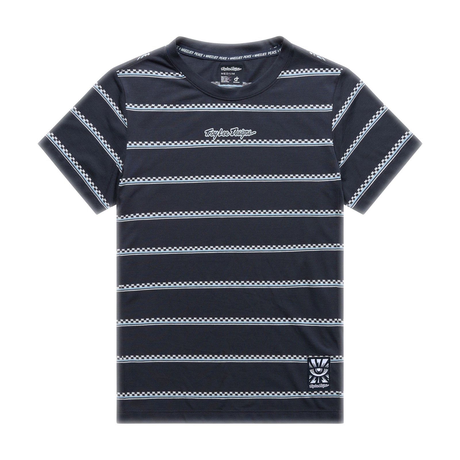 Womens Lilium Ride SS Tee Checked Out Carbon Womens Lilium Ride SS Tee Checked Out Carbon