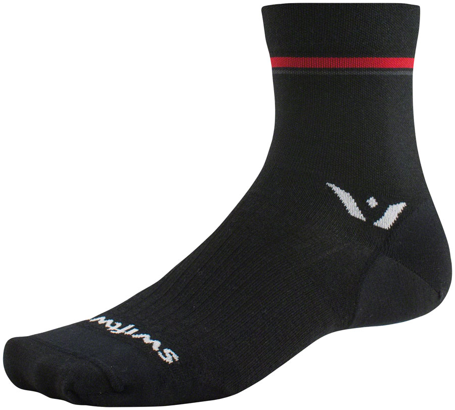 Swiftwick Pursuit Four Ultralight Socks - 4" Retro Stripe