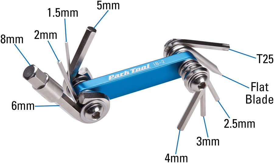 Park Tool I-Beam Series Mini Folding Multi-Tools - Image 3