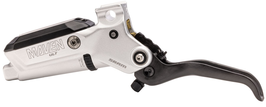 SRAM Maven Ultimate Disc Brake Lever Assembly - Carbon Lever Blade Silver/BLK Ano B1 SRAM Maven Ultimate Disc Brake Lever Assembly - Carbon Lever Blade Silver/BLK Ano B1