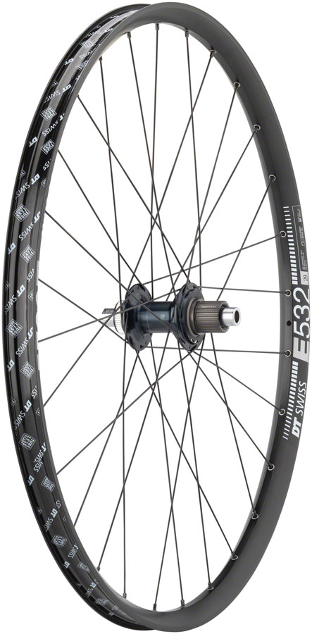 Quality Wheels Shimano SLX/DT E532 Rear Wheel - 12 x 148mm, Center-Lock, Micro Spline, Black - Image 4