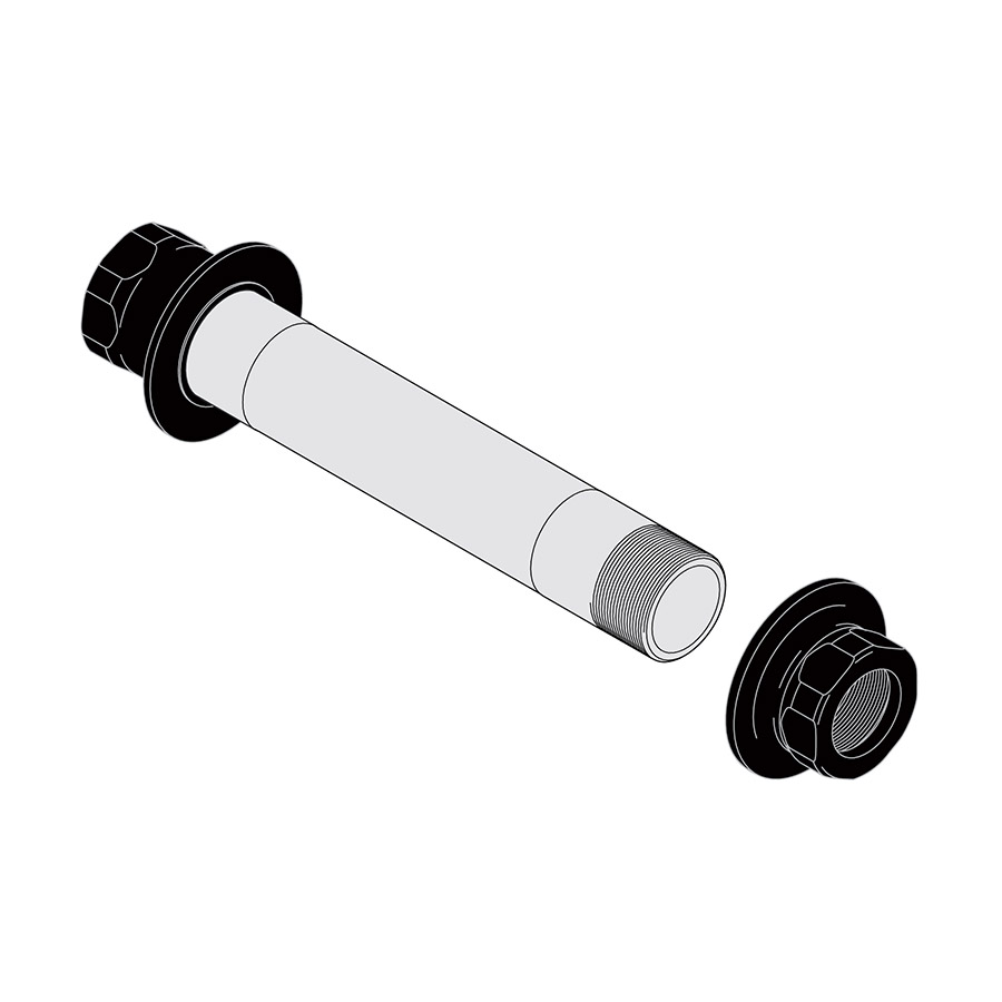 ENVE INDR Axle & Endcap Kit Front QR 100-4006-126