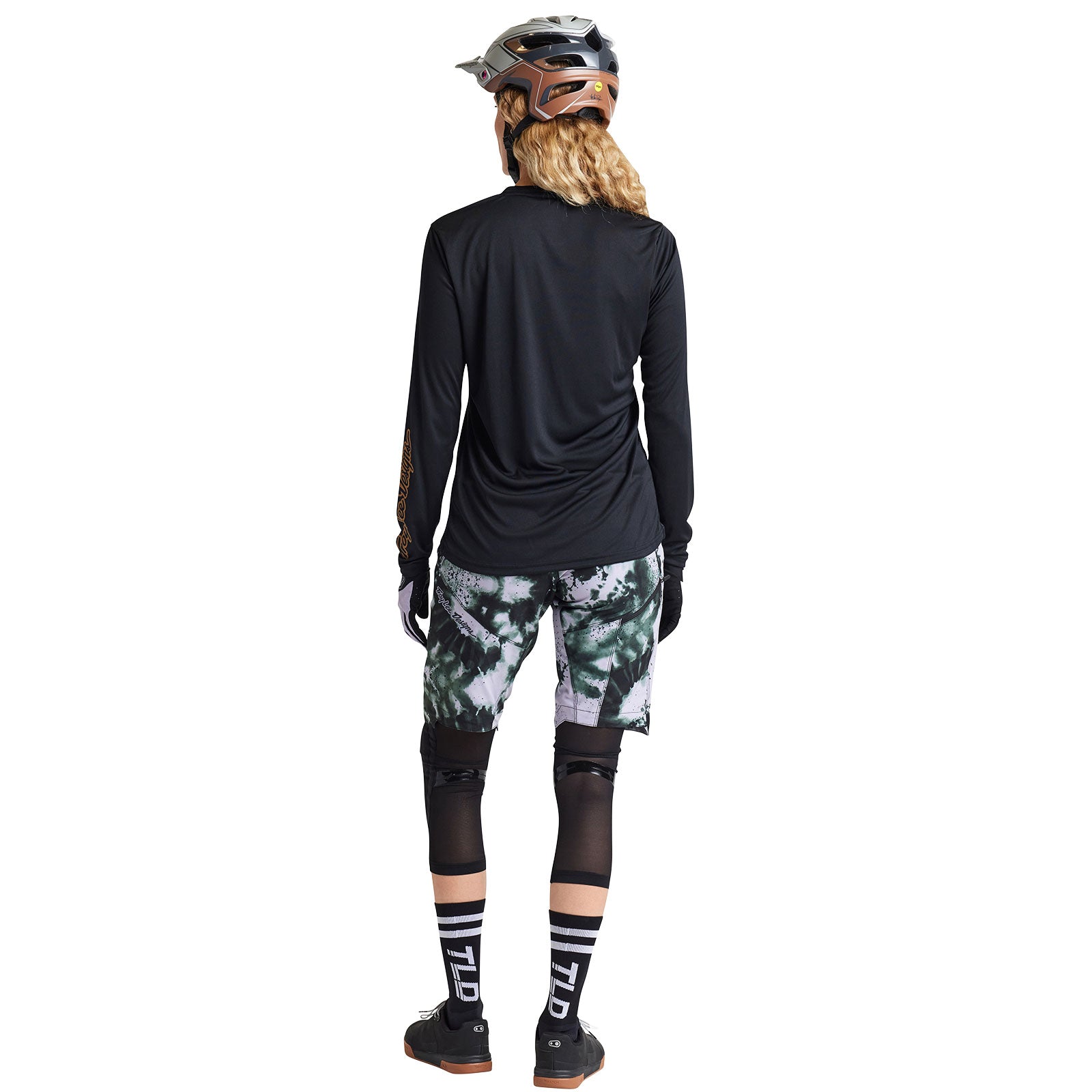 Womens Lilium LS Jersey Solid Black - Image 7