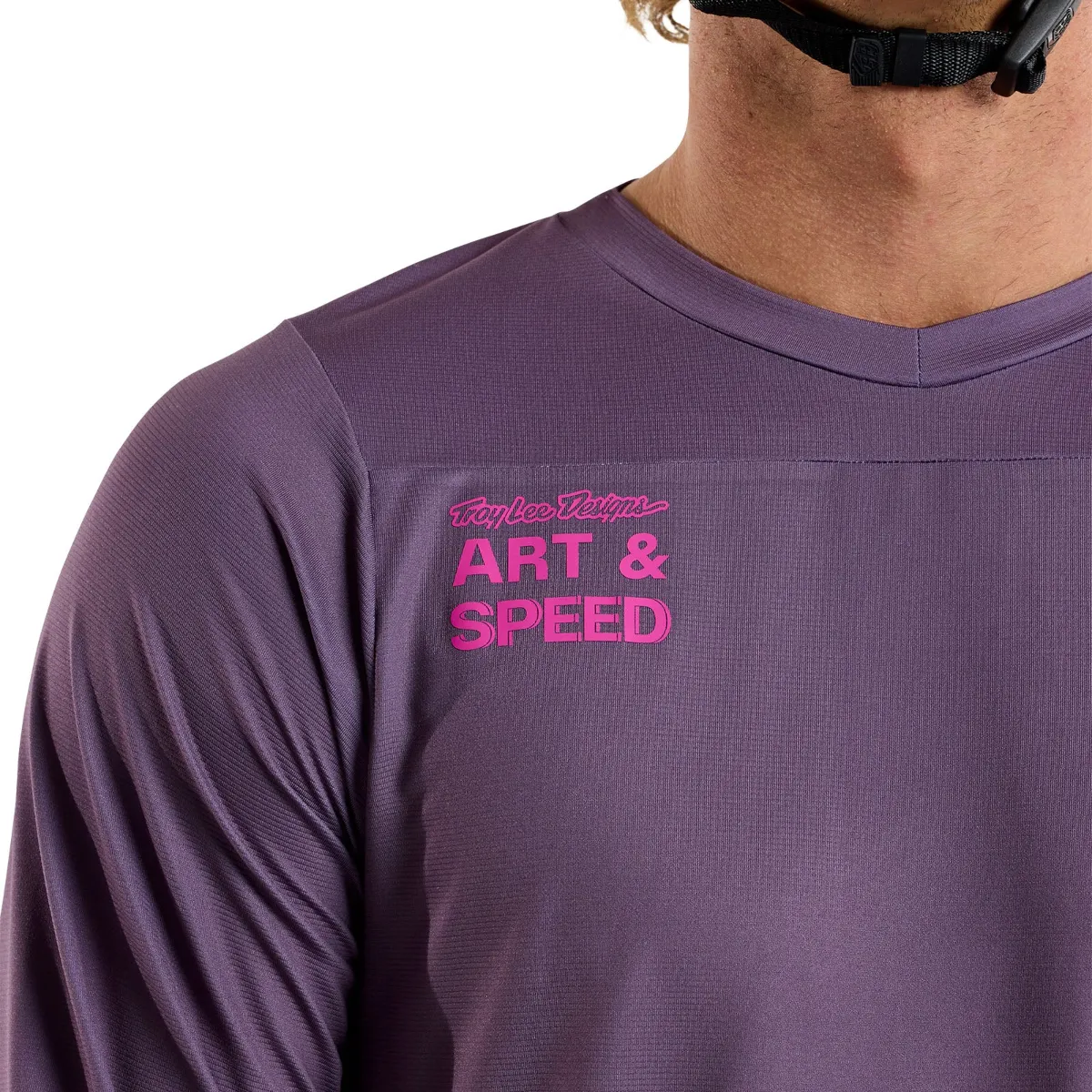 Skyline Long Sleeve Jersey Radioscape Deep Purp - Image 13
