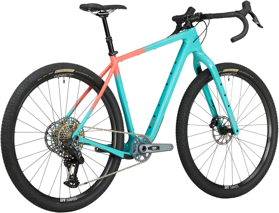 Salsa Cutthroat C Rival GX AXS Transmission Bike - Carbon Teal Fade - Image 4