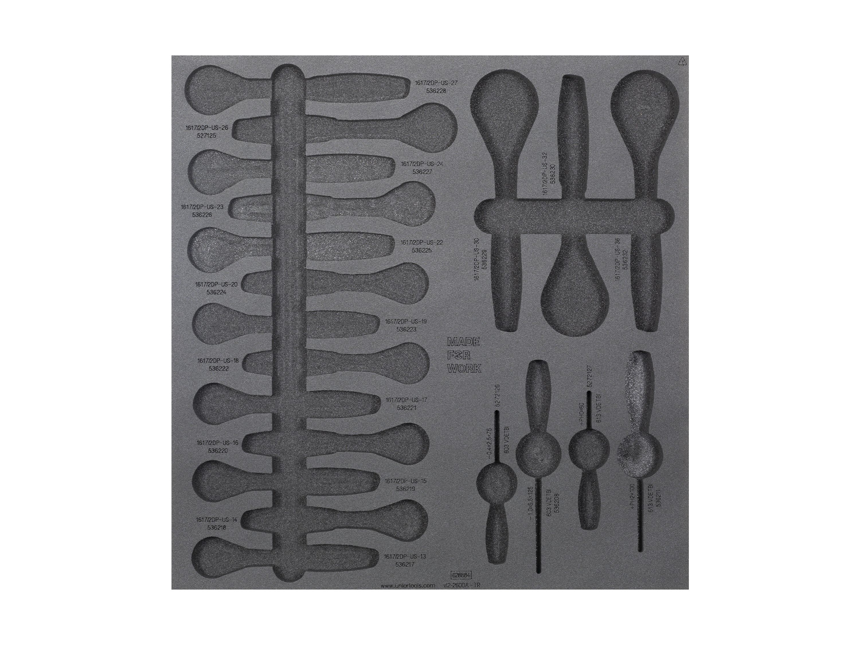 Unior Drawer Foam Insert Production 2 Tool