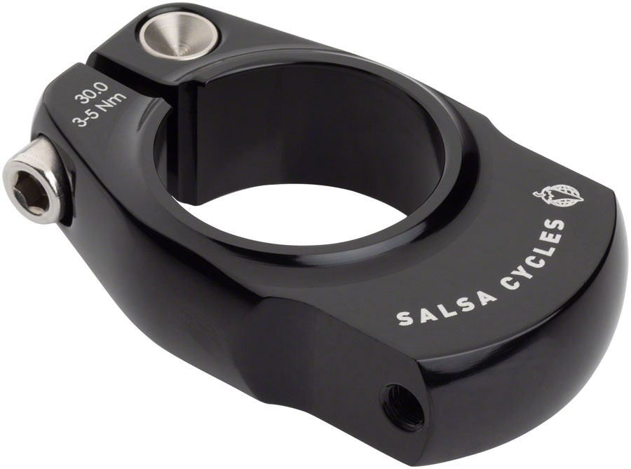 Salsa Rack-Lock Seatpost Clamp - Bolt-On, Black