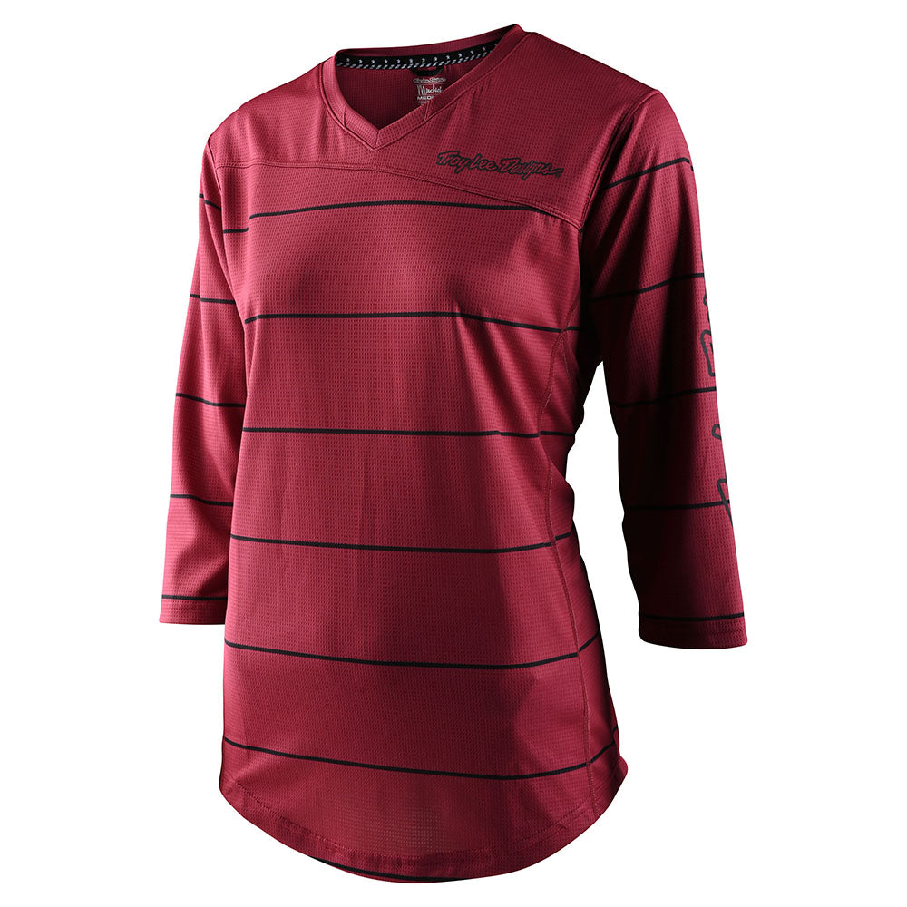 Womens Mischief Jersey Pinstripe Elderberry Womens Mischief Jersey Pinstripe Elderberry