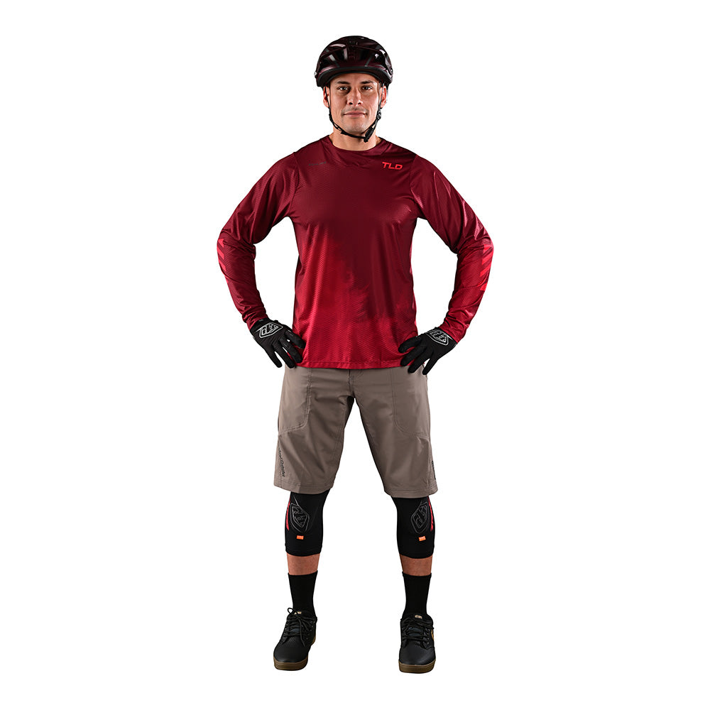 Skyline Air LS Jersey Fades Wine - Image 2