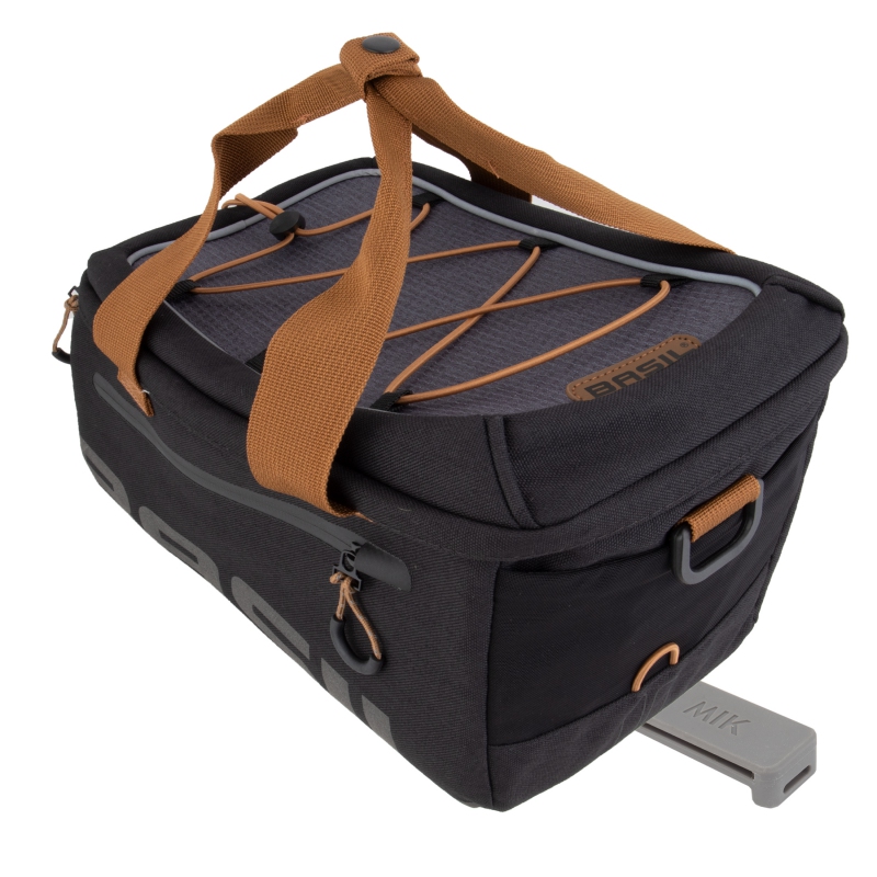Basil Miles Trunk Bag MIK 12.6x7.5x8.3` 427 c.i. Black