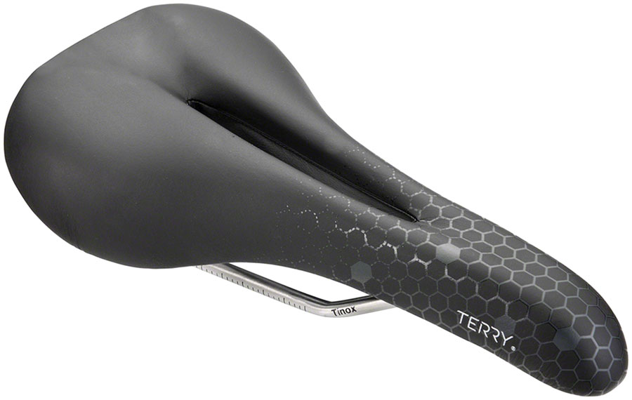 Terry Fly Ti Gel Saddle - Titanium Black/Gray Men's Terry Fly Ti Gel Saddle - Titanium Black/Gray Men's