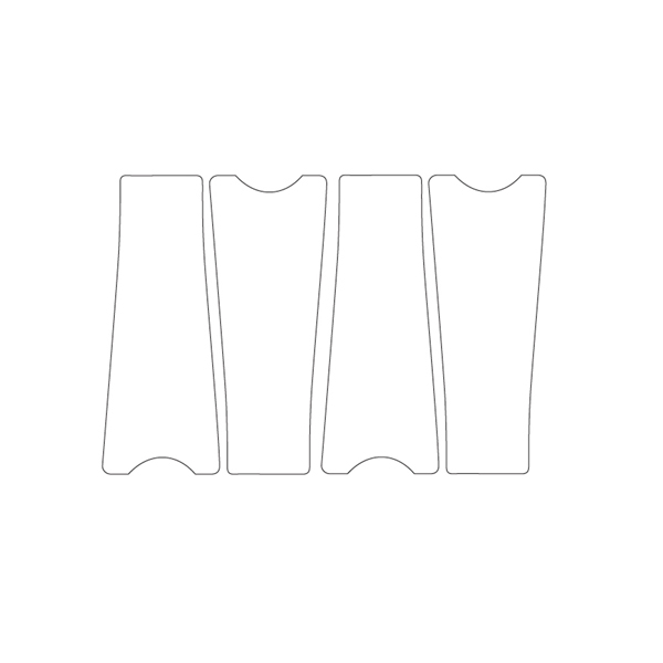 Module Crank Shield Crank Protector Shim Clear 2 Sets  