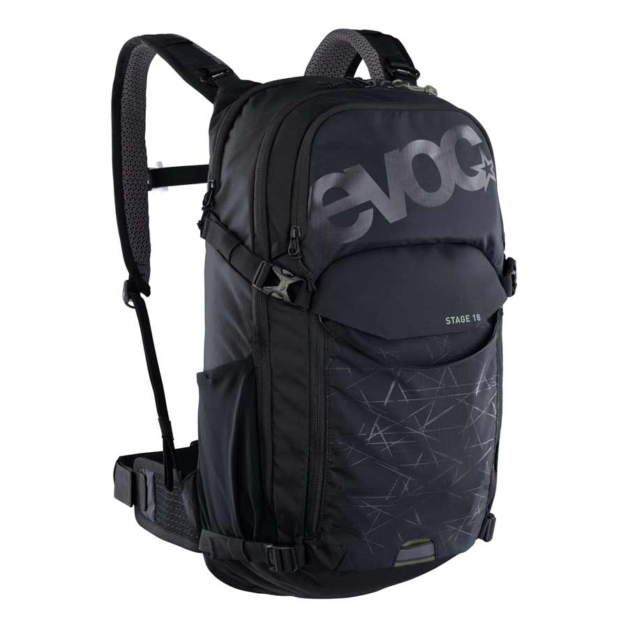 EVOC Stage 18 Hydration Bag - Bladder: Not included, Black