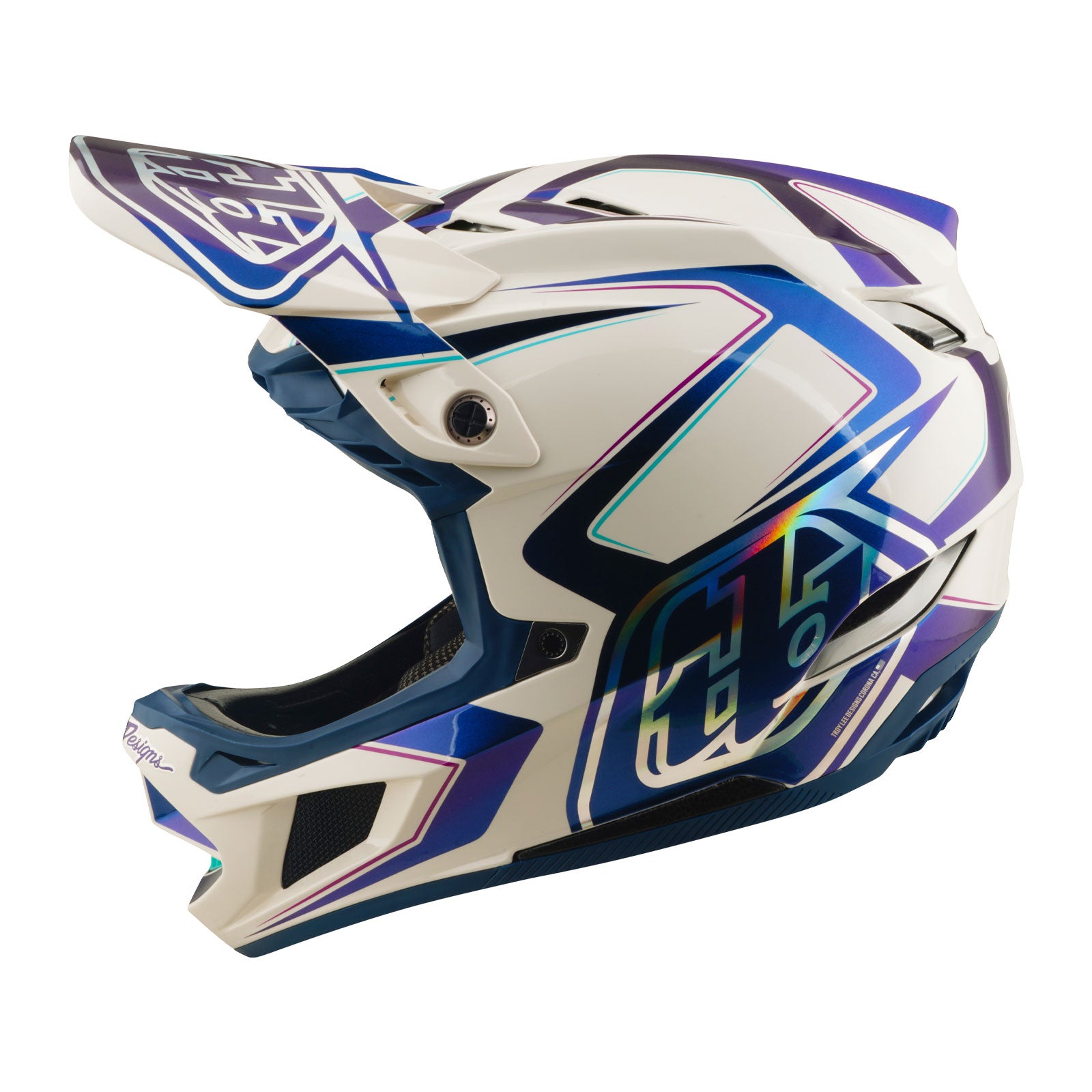 D4 Composite Helmet Flared White / Indigo D4 Composite Helmet Flared White / Indigo