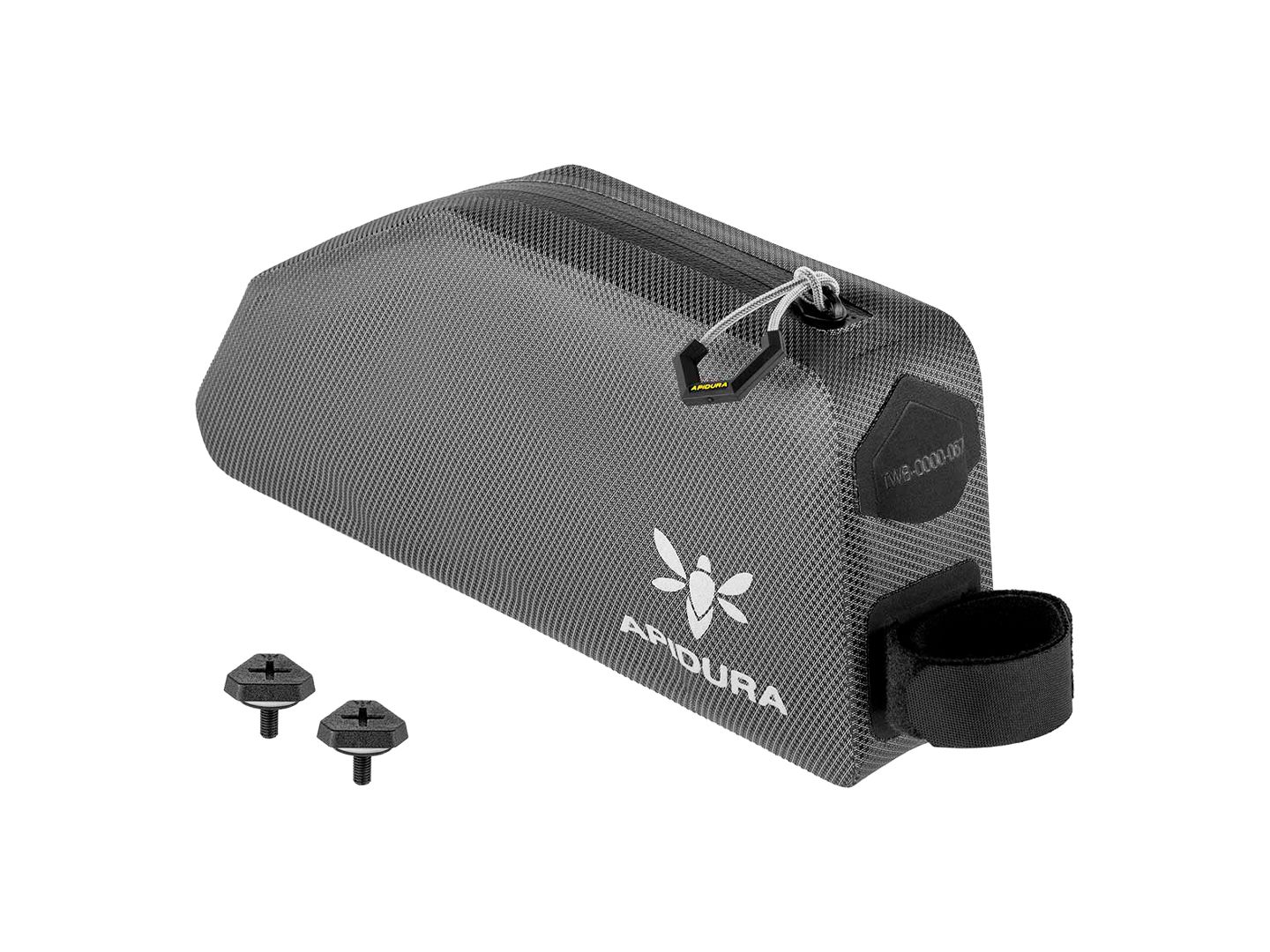 Apidura Expedition Bolt-On Top Tube Pack 1L Grey Bag