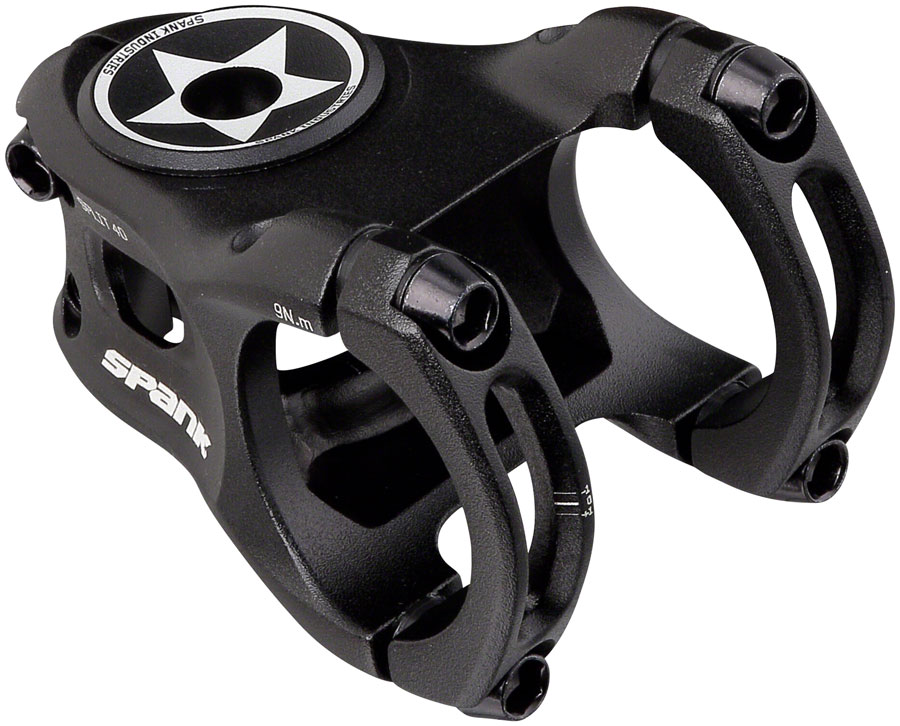 Spank Split 35 Stem - 40mm 35 Clamp +/-0 1 1/8" Aluminum Black Spank Split 35 Stem - 40mm 35 Clamp +/-0 1 1/8" Aluminum Black